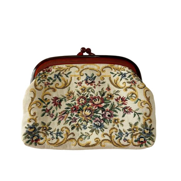 Vintage Victorian Style Clutch - Picture 2 of 9